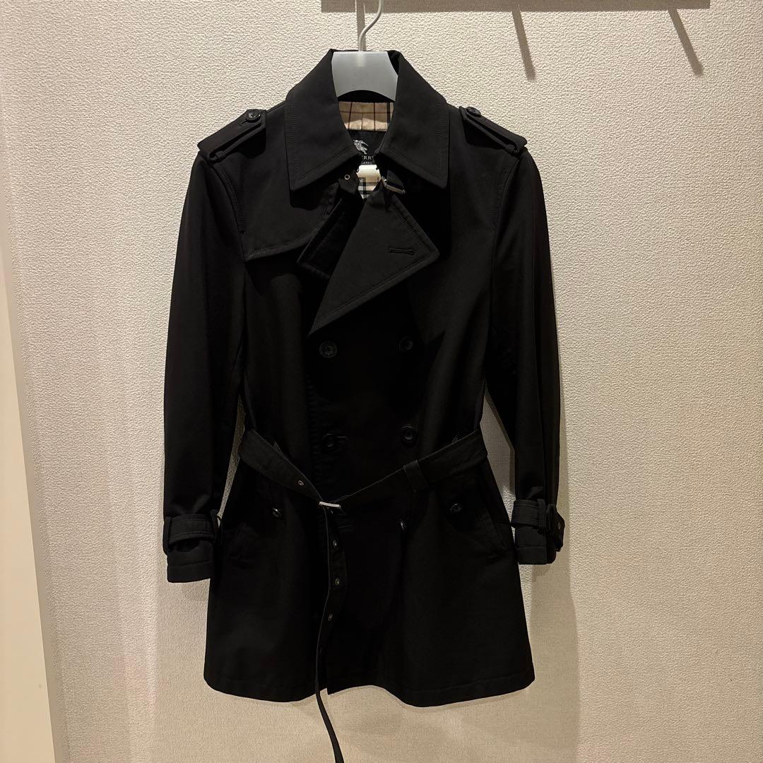 BURBERRY BLACK LABEL トレンチコート M ブラック　廃盤