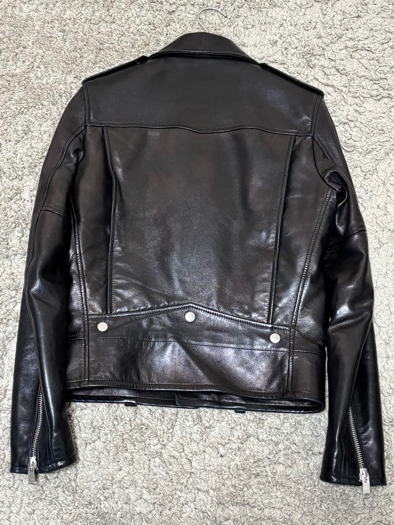 美品 サンローラン モーターサイクルジャケット ダブル ライダース L01