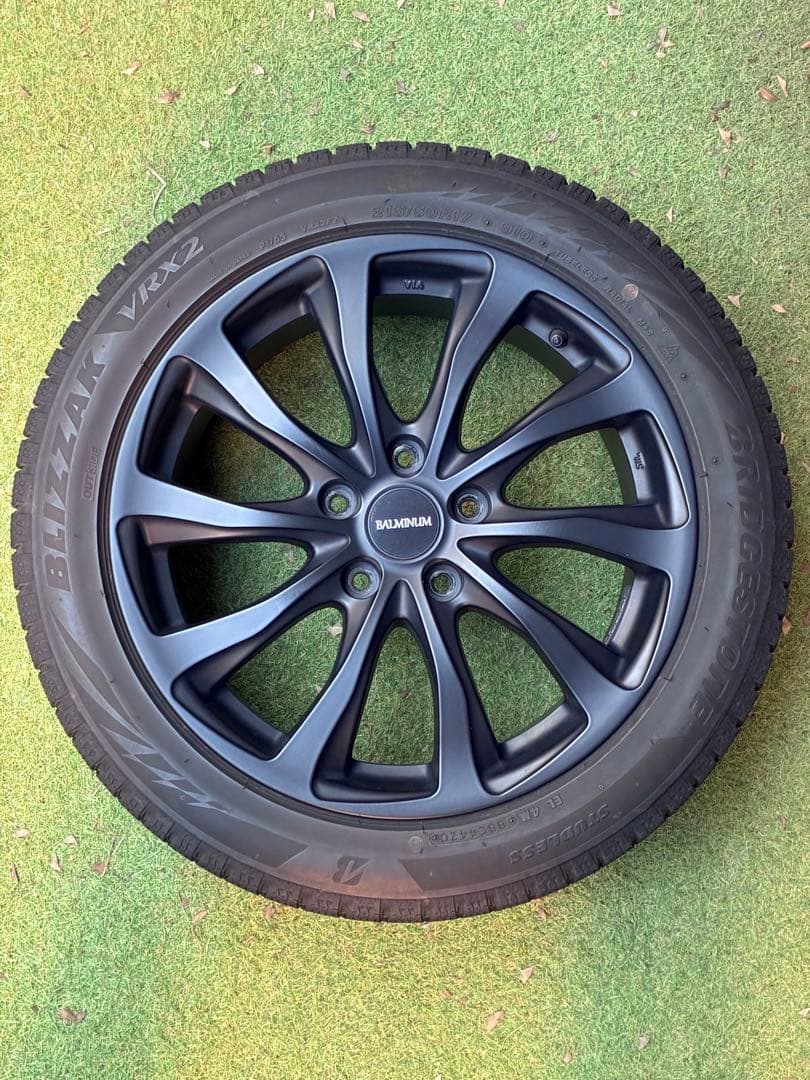 【送料込室内保管】VRX2 マツダ3ファストバック等215/50R17 バルミナ