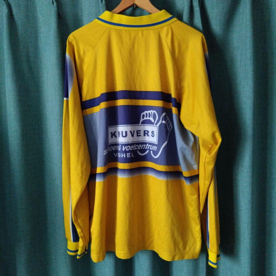 ビンテージhummelヒュンメルKNUVERS海外古着長袖サッカーシャツ XXL