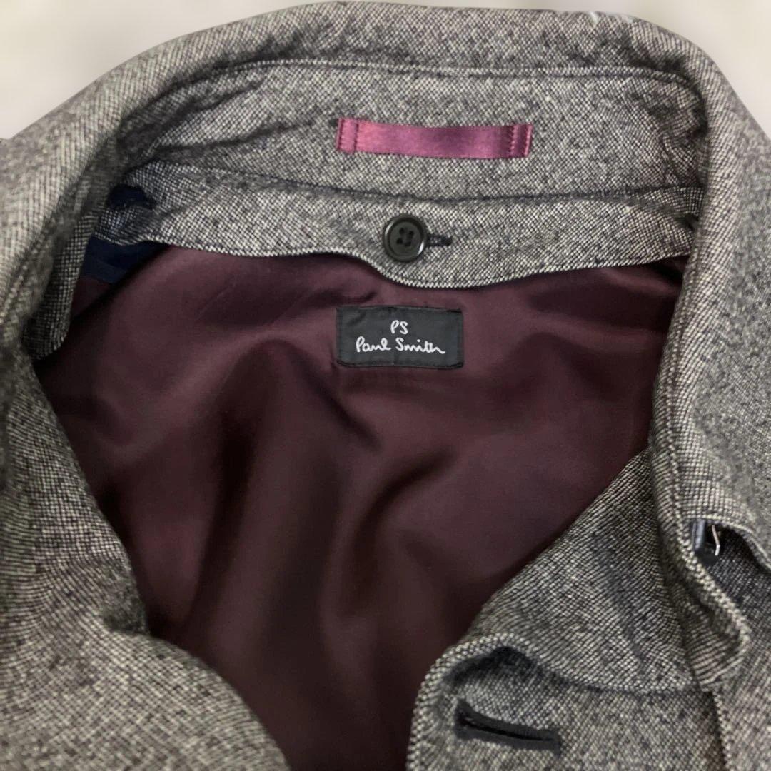 【美品】PS Paul Smith トレンチコート　グレー　ベルト付き