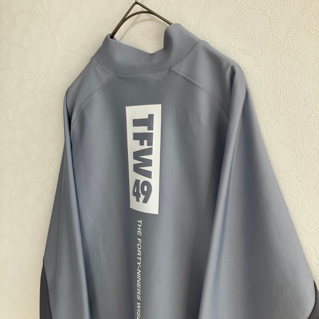 【極美品】TFW49 モックネック 長袖シャツ XL サイドメッシュ 日本製