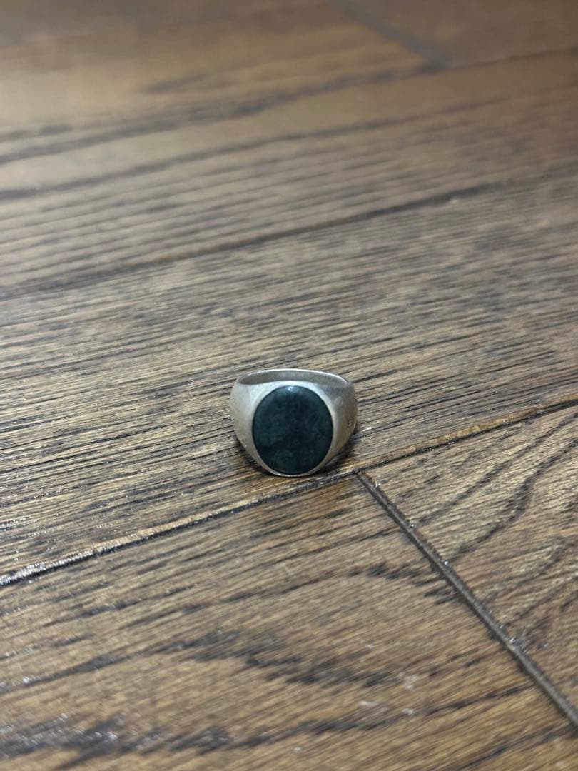 希少　tom wood トムウッド　ピンキーリング　グリーン