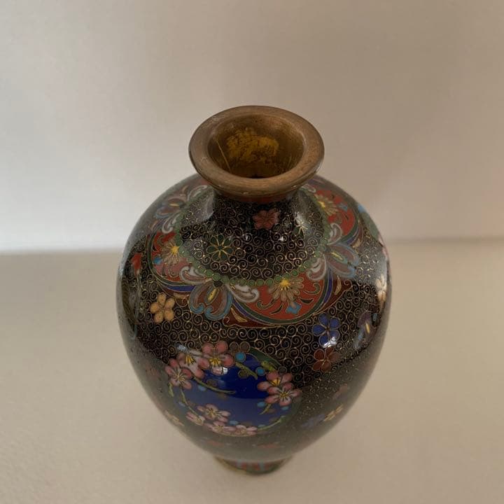 明治七宝　精巧な作り　里帰りの品　丸紋と神の道具