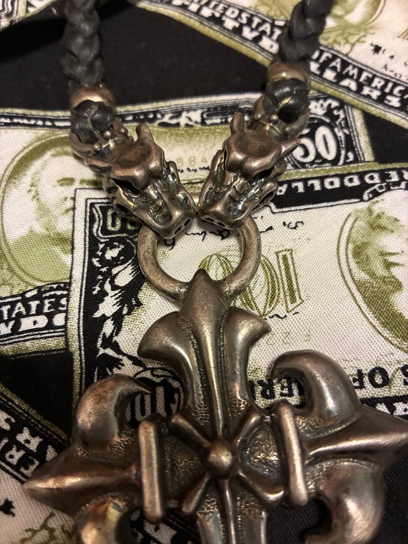 希少 TRAVIS WALKER　トラヴィスワーカー　ダブルクロス　ネックレス