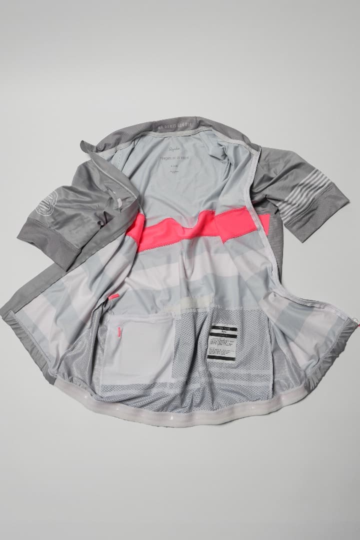 Rapha RCC サイクルジャージ X-Large グレー/ピンク