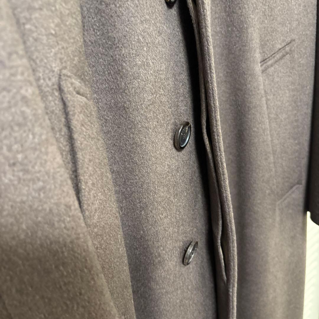 専用　BURBERRY カシミア、アンゴラ入りコートMサイズ　ブラウン