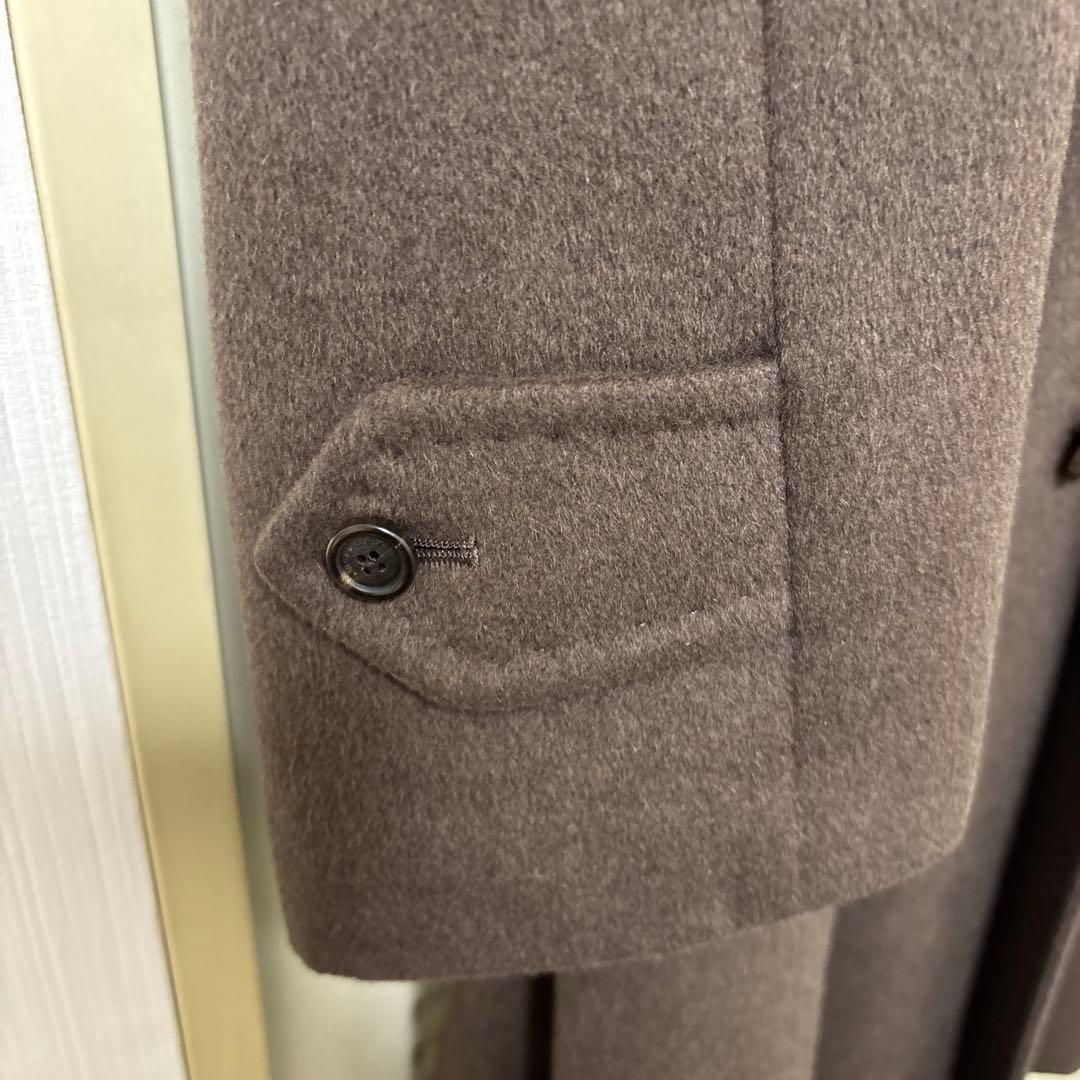 専用　BURBERRY カシミア、アンゴラ入りコートMサイズ　ブラウン