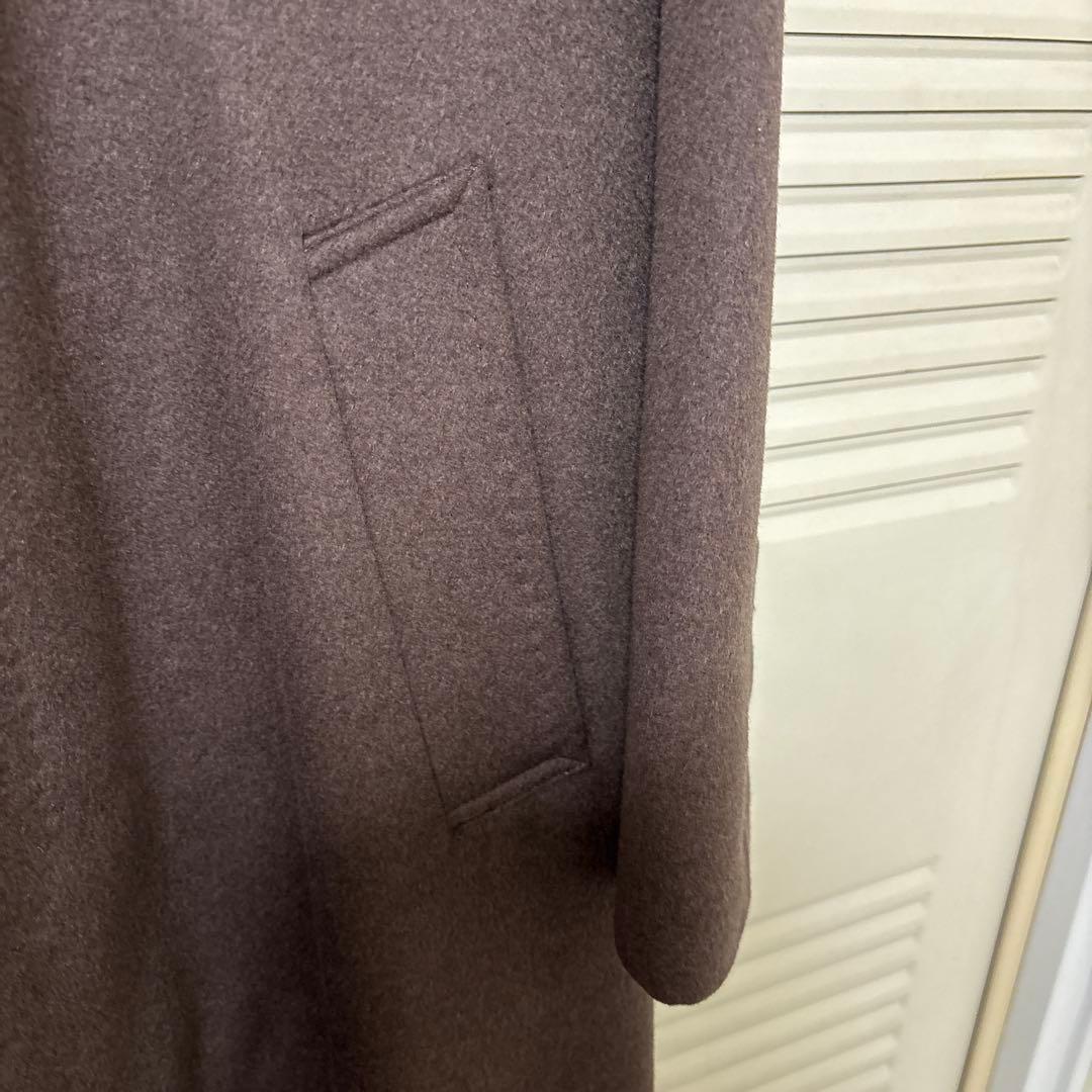 専用　BURBERRY カシミア、アンゴラ入りコートMサイズ　ブラウン