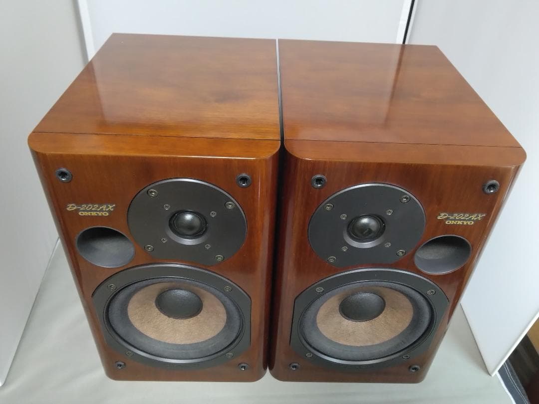 【美品/名機】ONKYO D-202AXスピーカーペア動作確認済み シリアル同番