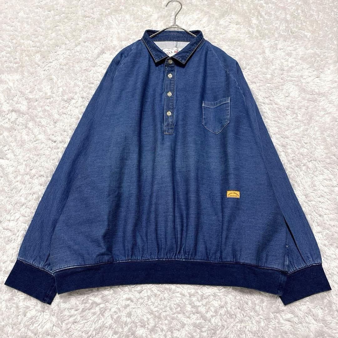 完売品✨ ネイタルデザイン DENIM SWEAT POLO B.I.G M