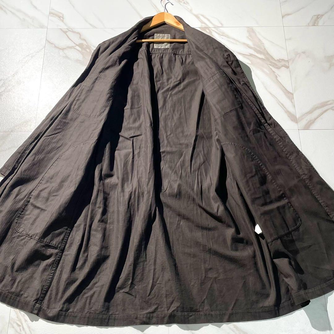 極美品 17AW⭐️ヨウジヤマモトプールオム スタンドカラーコート グレー系 3