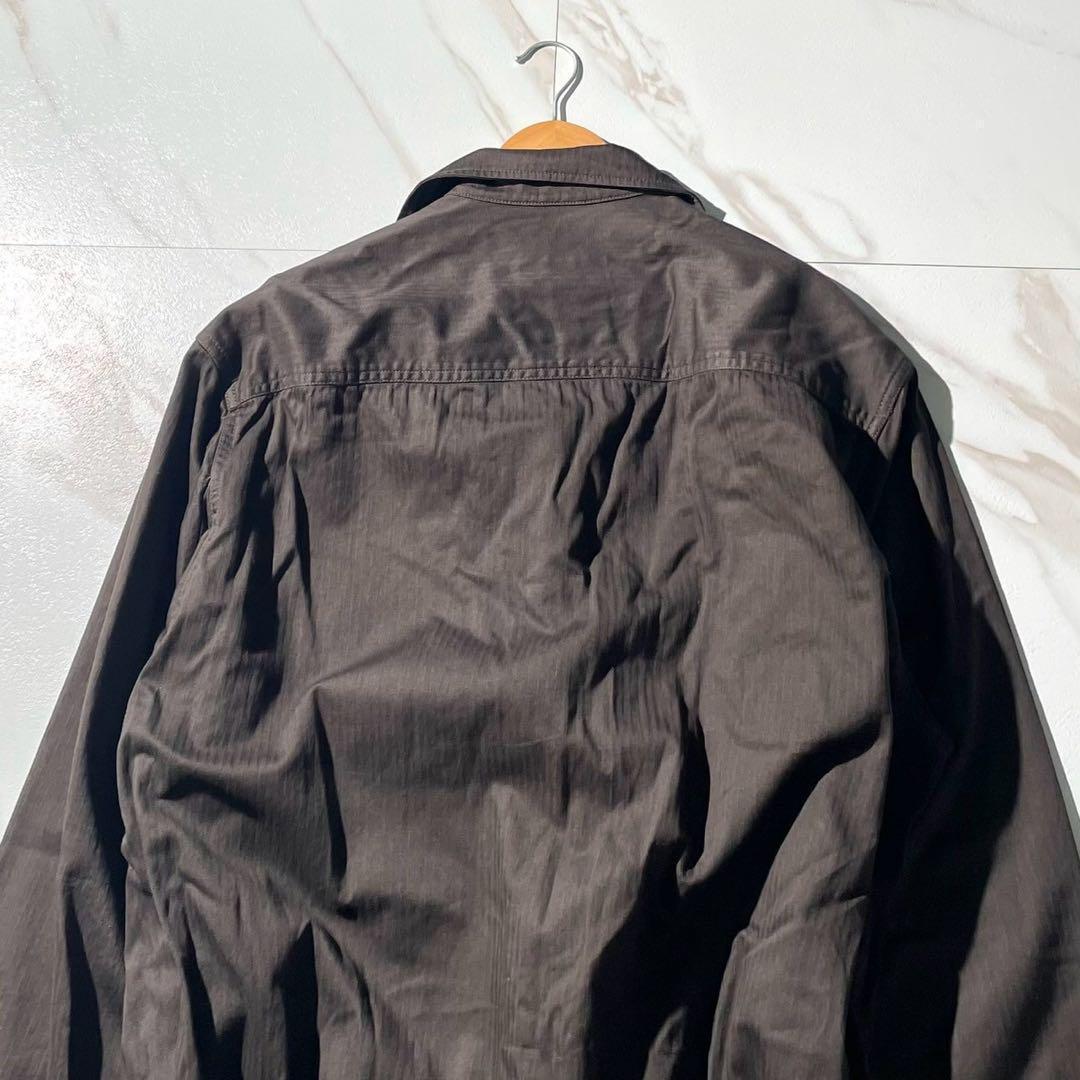 極美品 17AW⭐️ヨウジヤマモトプールオム スタンドカラーコート グレー系 3
