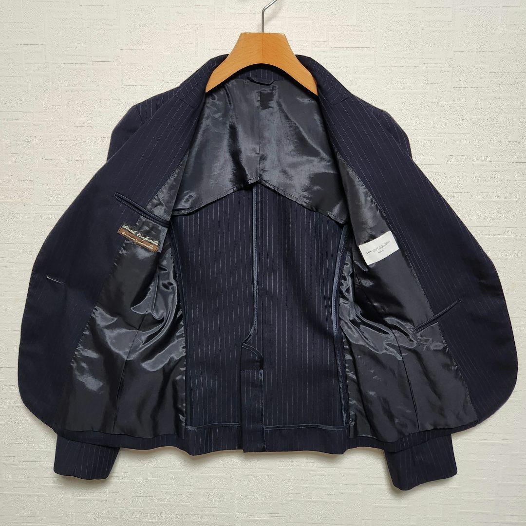 SUIT COMPANY　パンツスーツ　セットアップ 　濃紺　ウオッシャブル