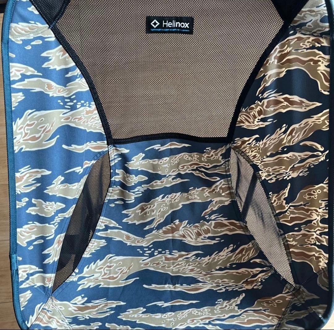 ヘリノックス タイガーカモ　穴あきあり　チェアワン　ロッキングフット　セット