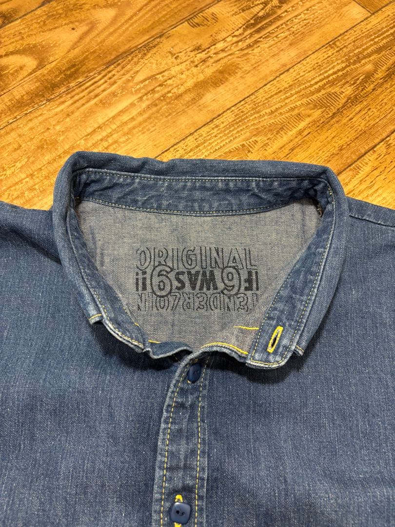 20SS TENDERLOIN テンダーロイン 半袖 デニム シャツ M