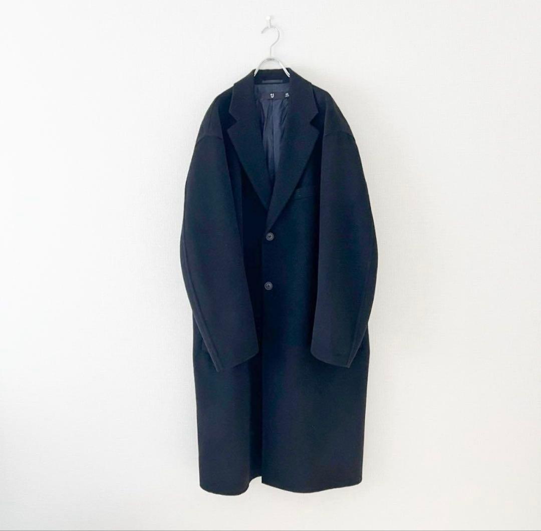 【完売品】ユニクロ　+J カシミヤブレンドオーバーサイズチェスターコート　XXL