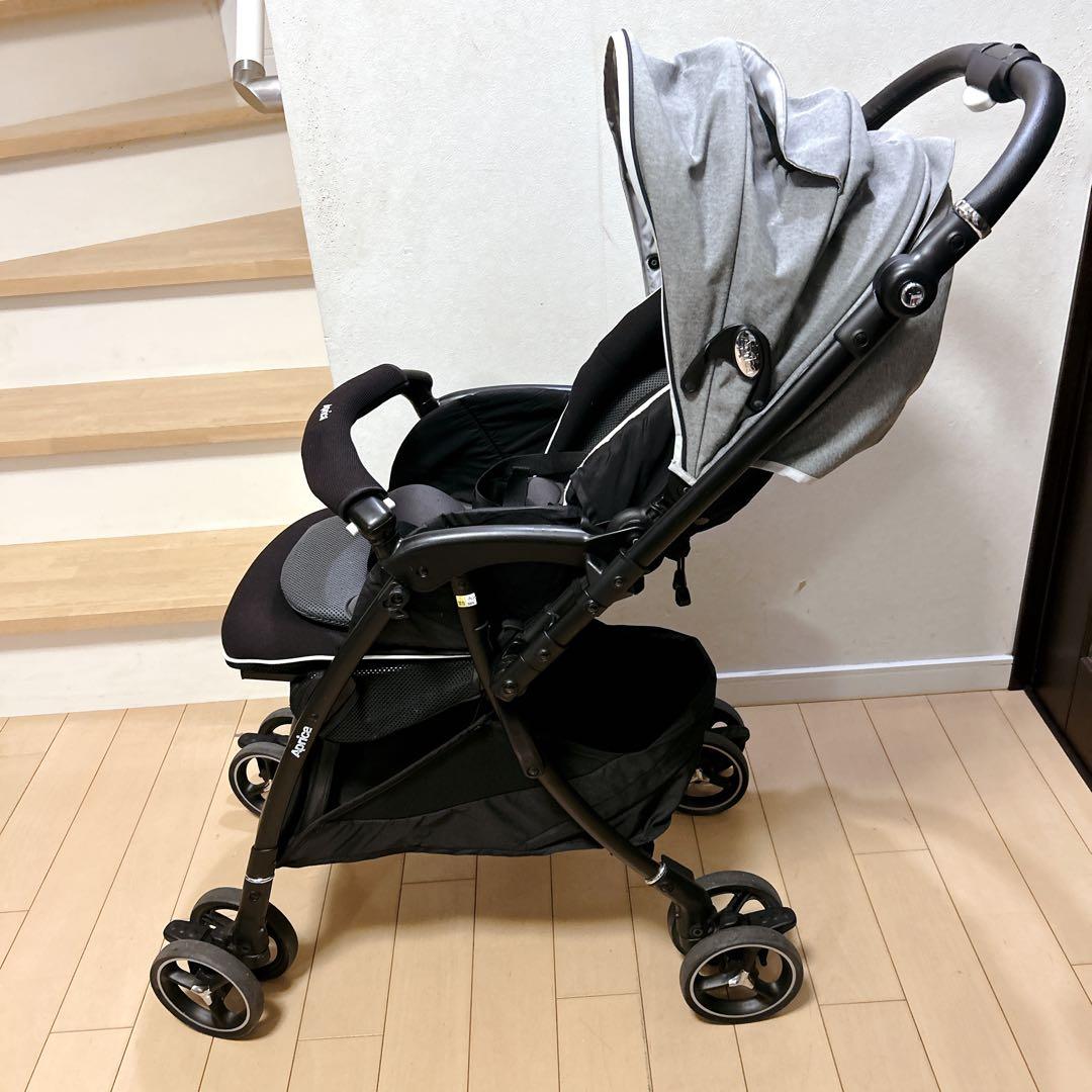 【美品】Aprica ラクーナ ビッテ レザーハンドル アカチャンホンポ限定