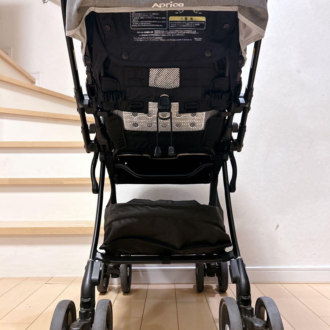 【美品】Aprica ラクーナ ビッテ レザーハンドル アカチャンホンポ限定