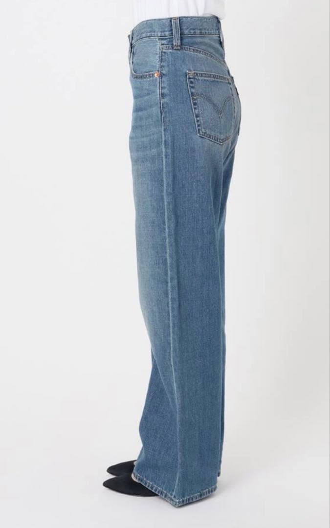 スピックアンドスパン リーバイスSMU RIBCAGE WIDE LEG 27