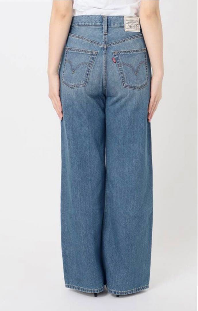 スピックアンドスパン リーバイスSMU RIBCAGE WIDE LEG 27