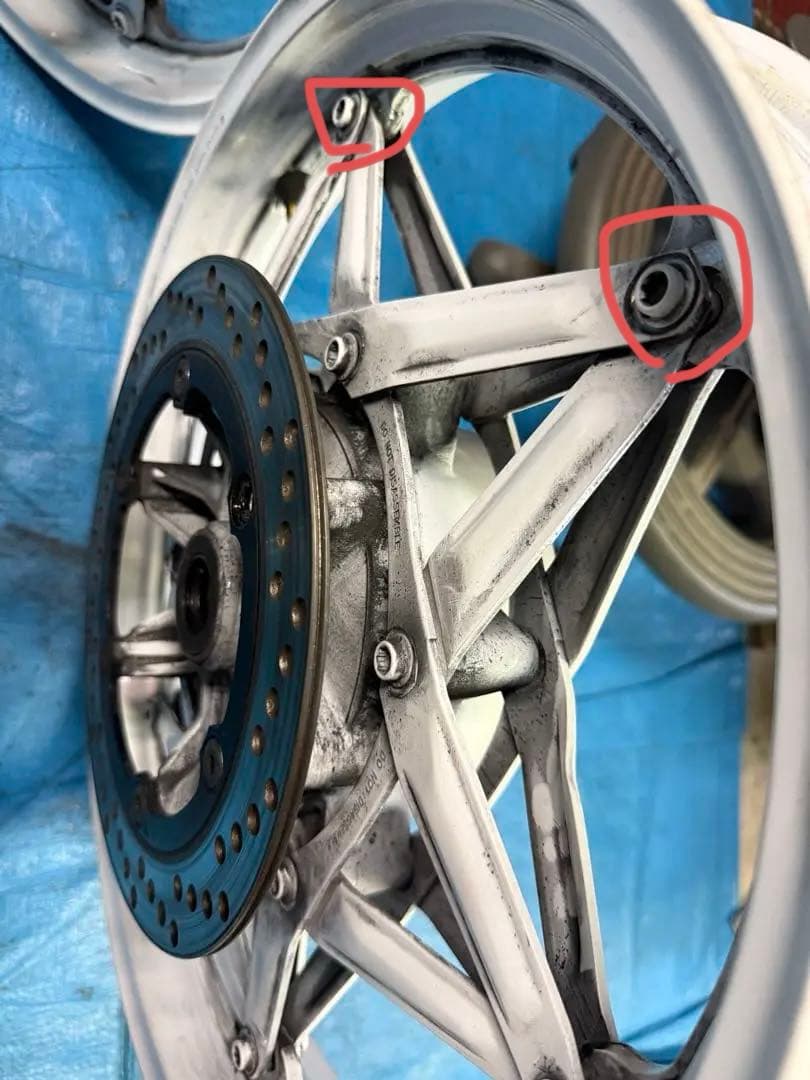 cbr400f 1型ホイール