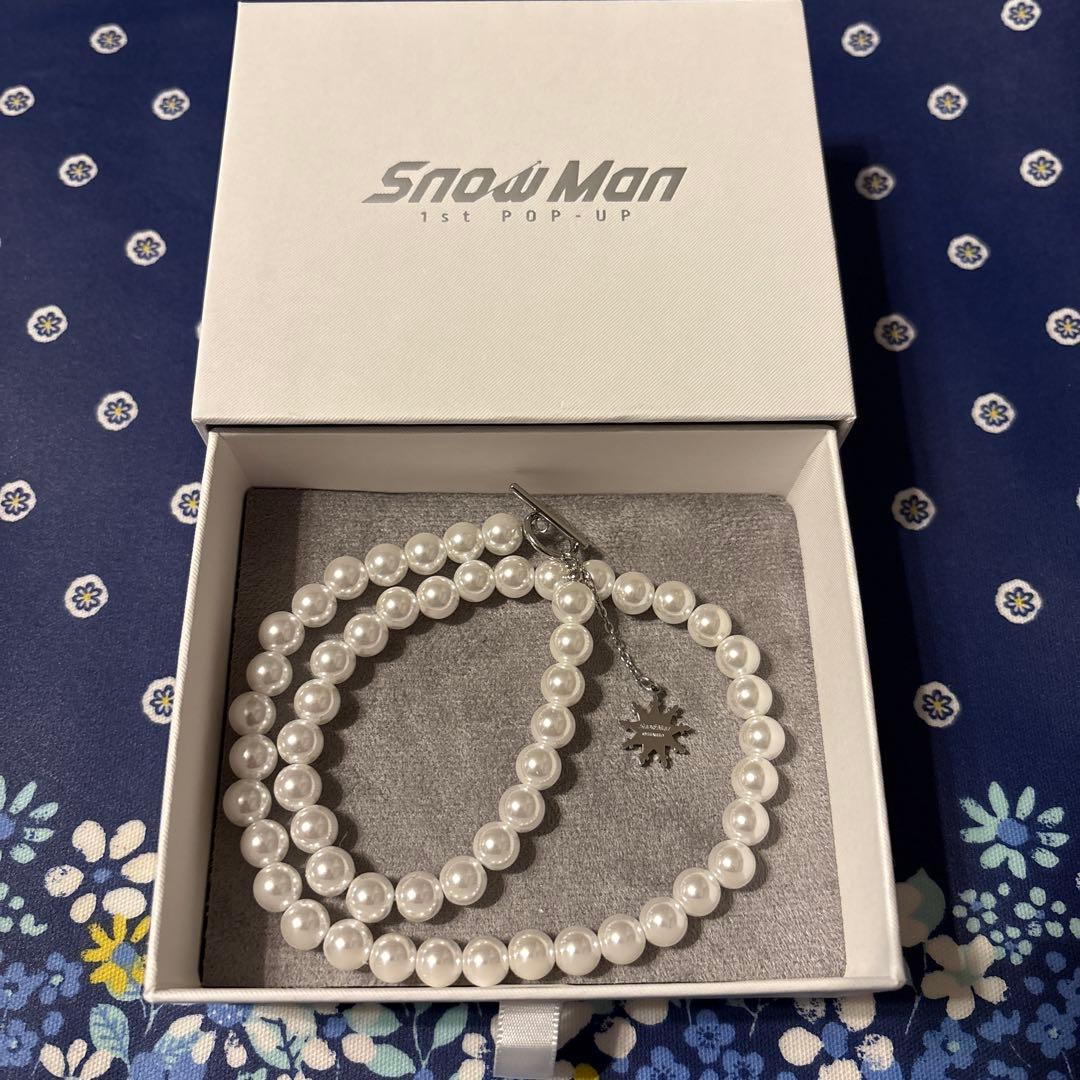  Man 1st POP-UPスノーボールネックレス❣️新品