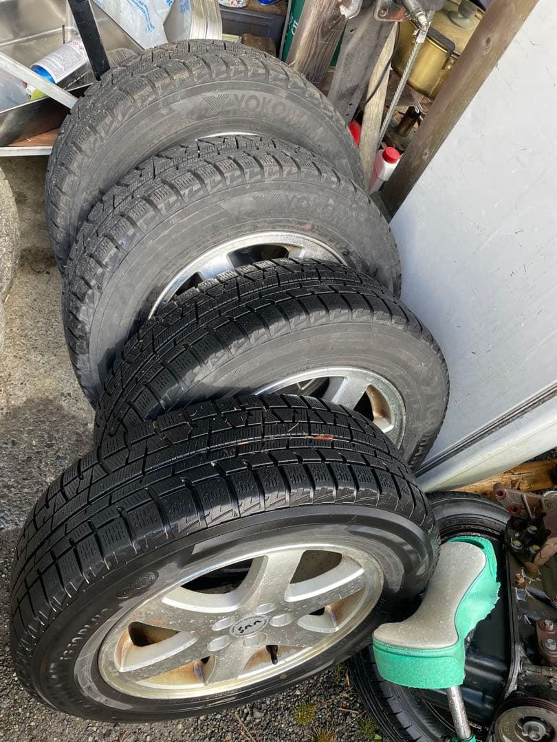 まんまる　195/65R15 スタッドレス4本セット　100 5穴