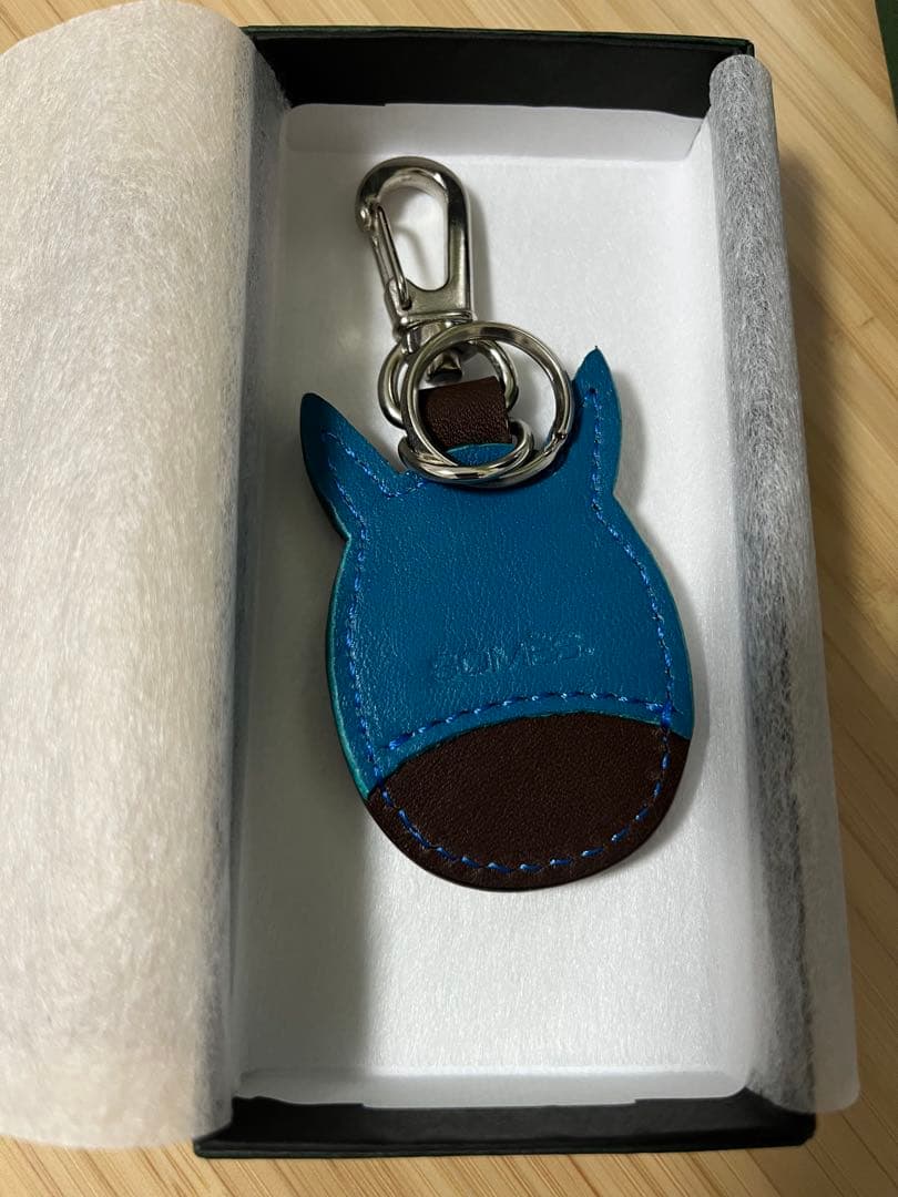 ソメスサドル　馬　メンコ　キーホルダー