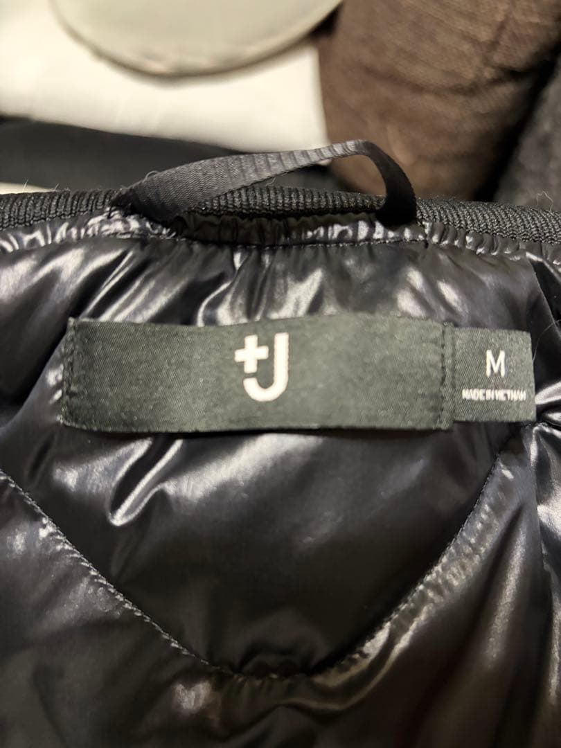 極美品 ユニクロ＋J ジルサンダーコラボ 復刻版MA-1 ジャケット 黒 M