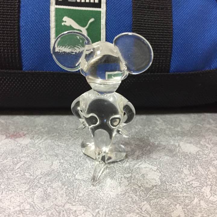 ミッキーマウス ディズニー ガラス細工かも