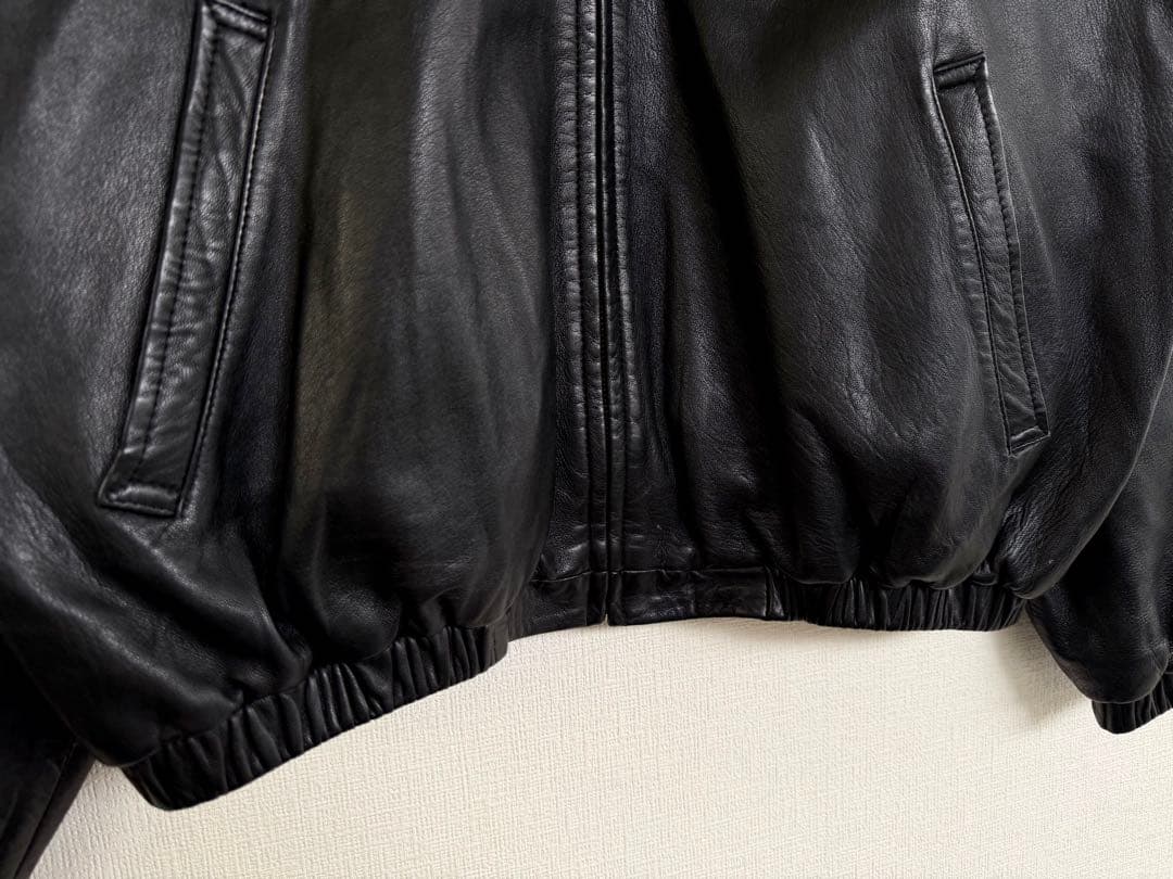 スペシャル ポニー無 90s ラルフローレン レザー ジャケット XL ブラック