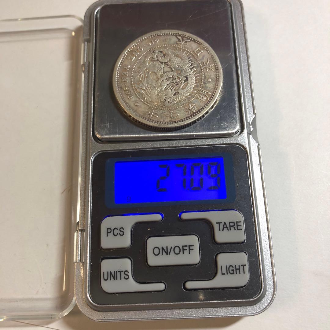 t*7様 9930明治7年一円銀貨