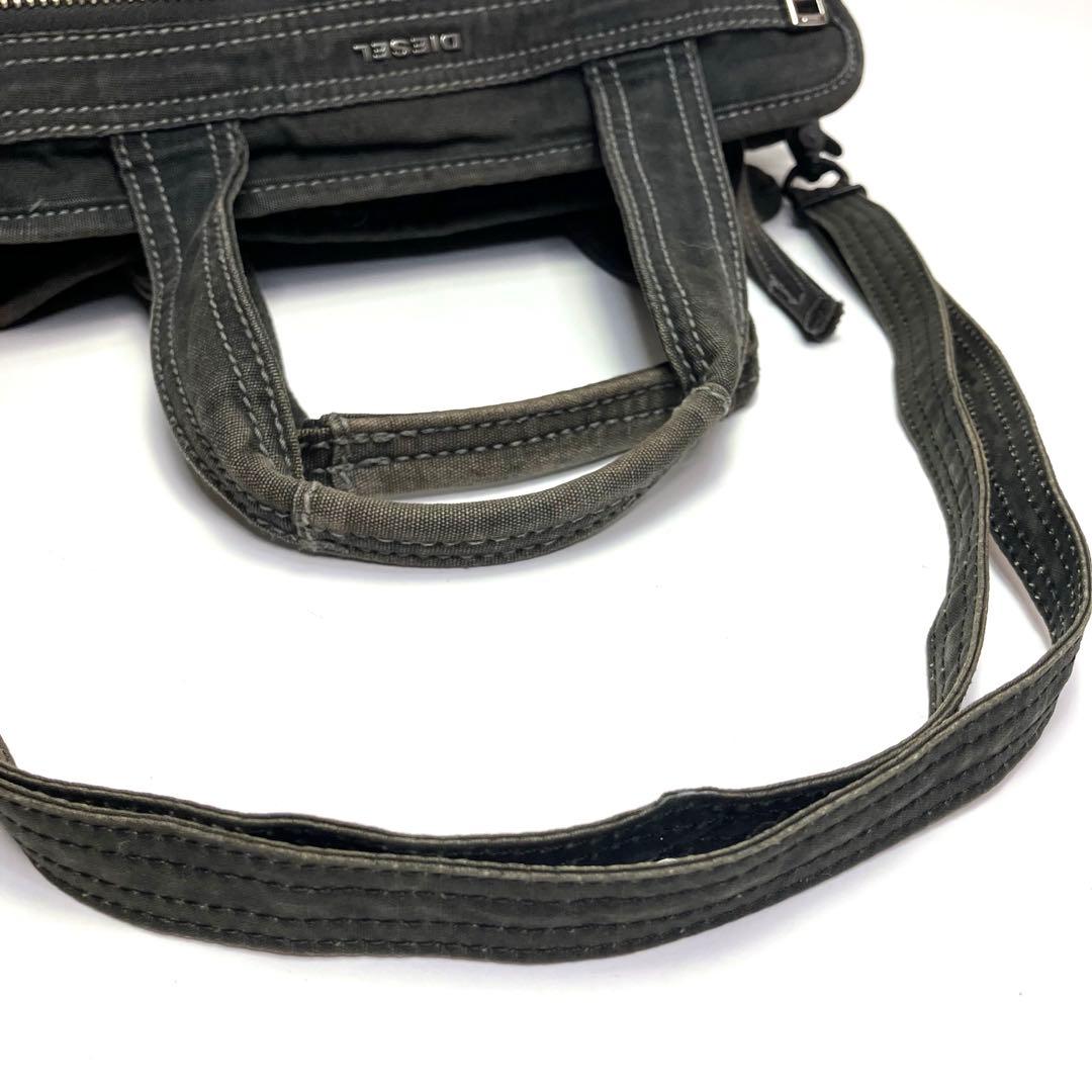 バッグ DIESEL 2WAY Tote Bag Black Y2K Archive