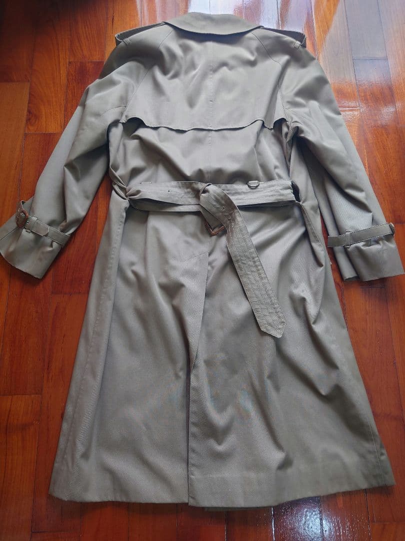 【定番名品】Aquascutum アクアスキュータム トレンチ ベージュ 80s