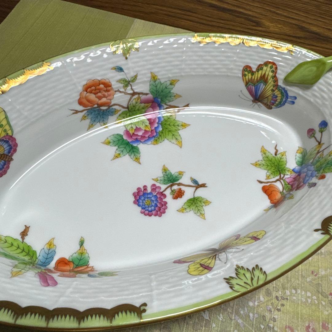 ヘレンド　ヴィクトリアブーケ　バスケット