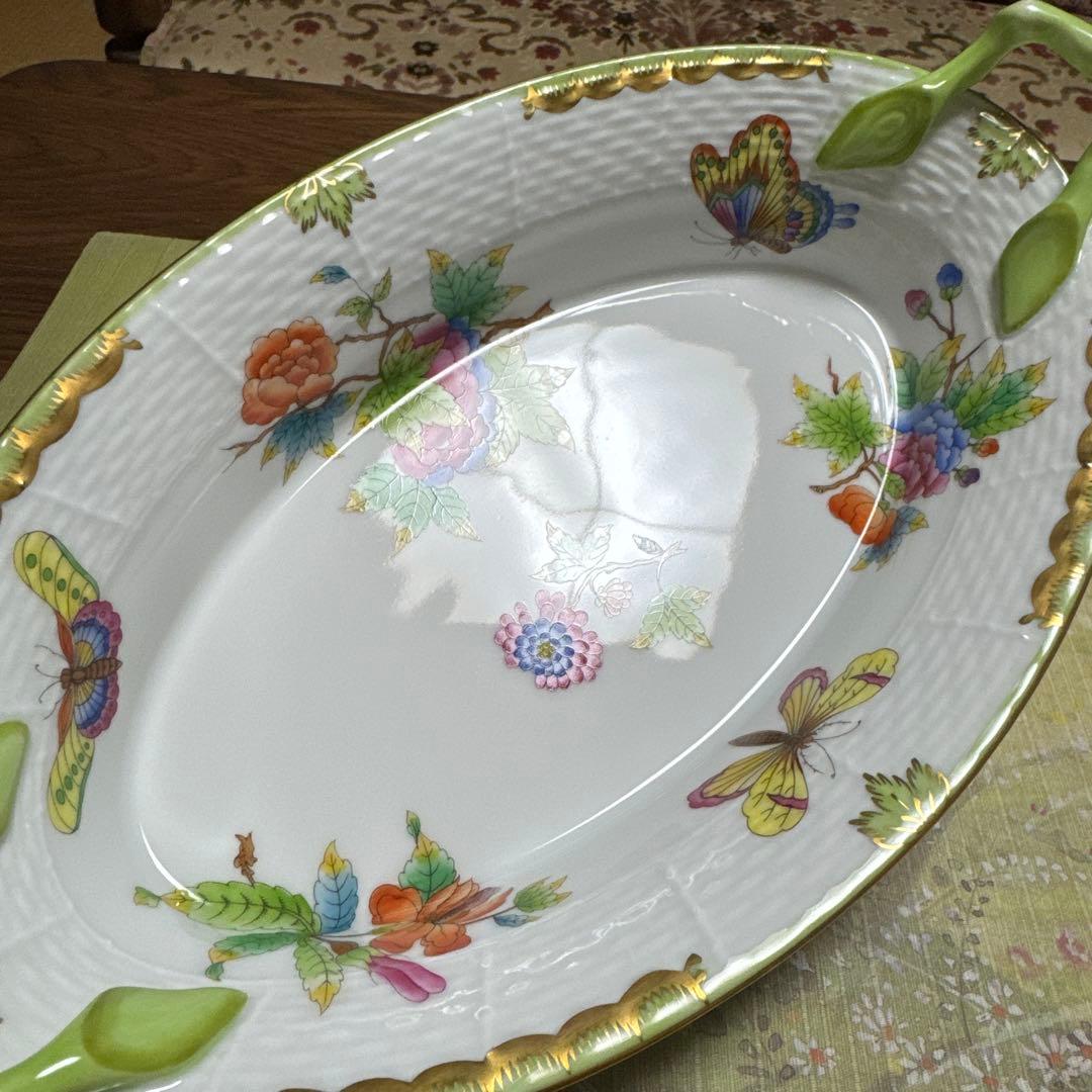 ヘレンド　ヴィクトリアブーケ　バスケット