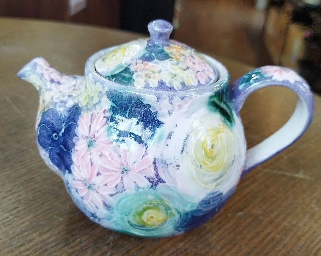 【値下げ中】工房ゆずりは　紫花化粧　プチポット　記念品　プレゼント