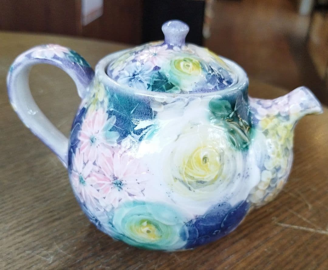 【値下げ中】工房ゆずりは　紫花化粧　プチポット　記念品　プレゼント