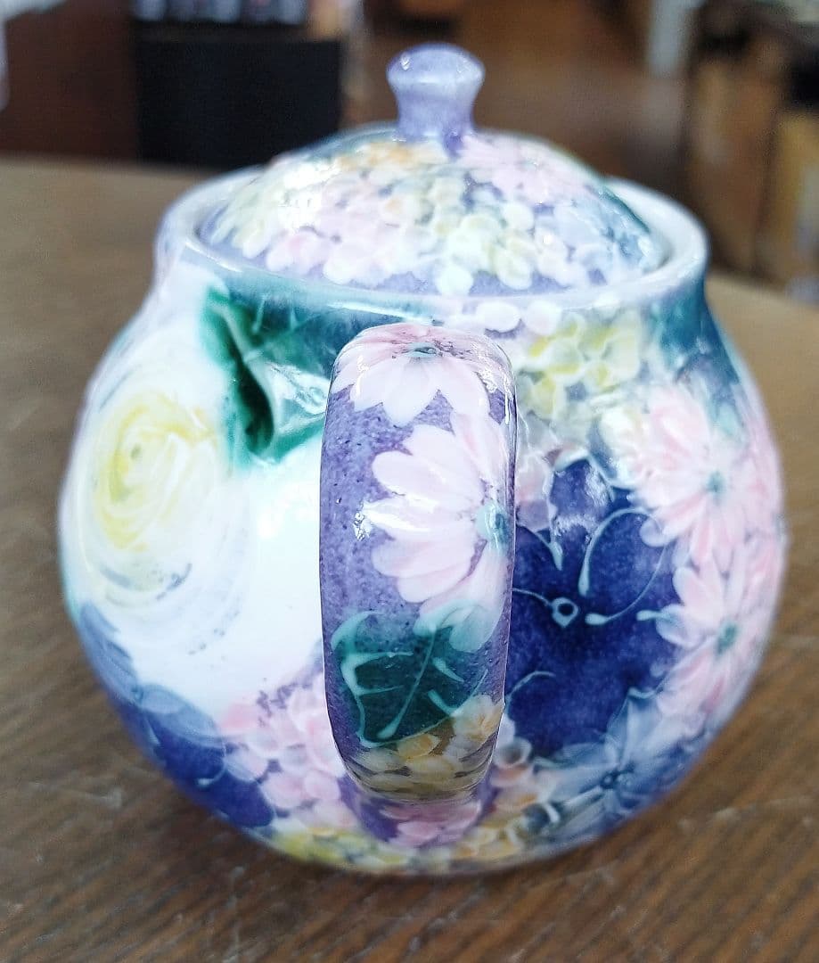 【値下げ中】工房ゆずりは　紫花化粧　プチポット　記念品　プレゼント