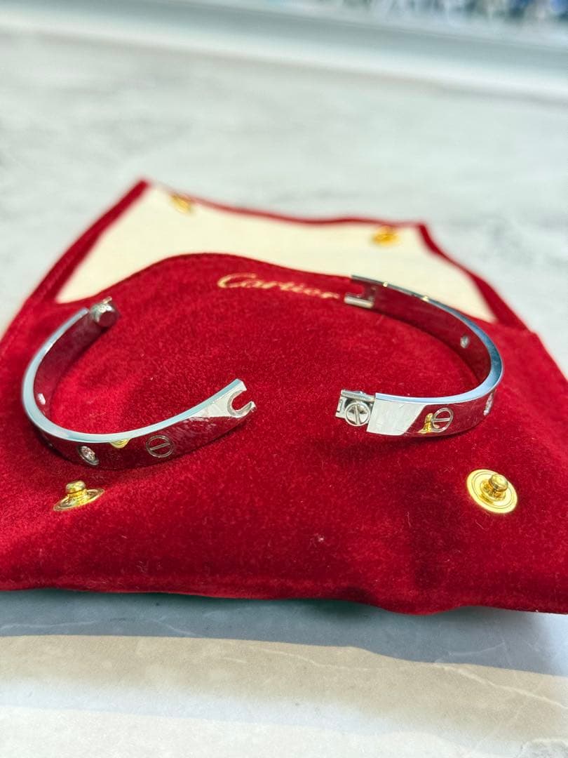 Cartierカルティエブレスレットラブブレス LOVE BRACELETダイヤ