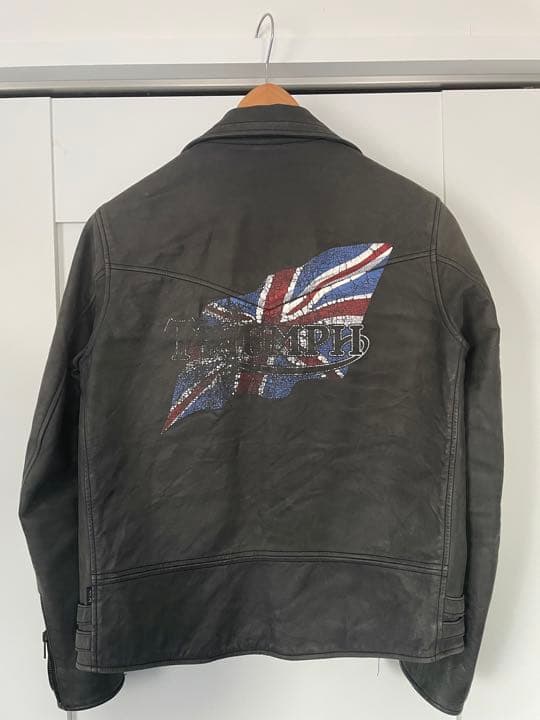 【最終価格】　ポールスミス ×トライアンフ コラボ ライダースジャケット