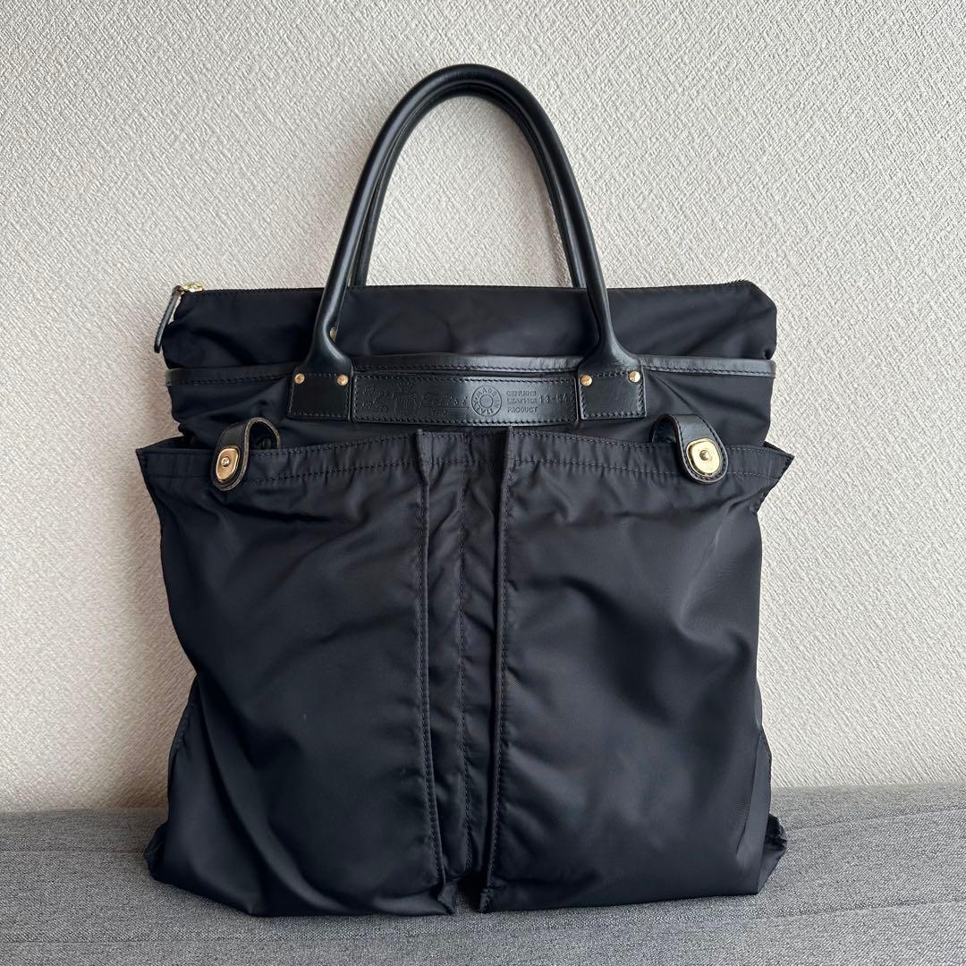 Felisi フェリージ　ヘルメットバッグ ナイロン レザー