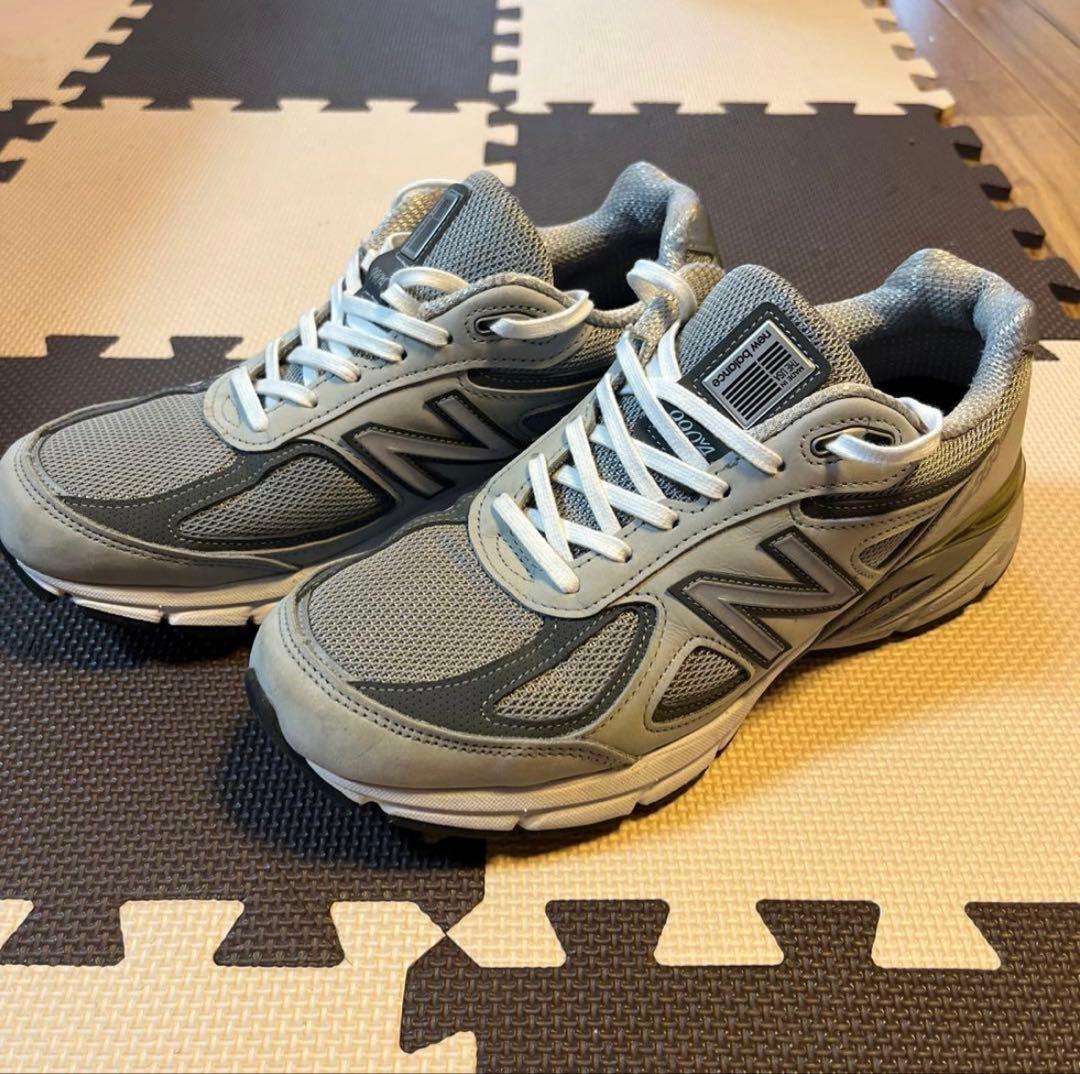 ニューバランス990v4 グレー　26.5