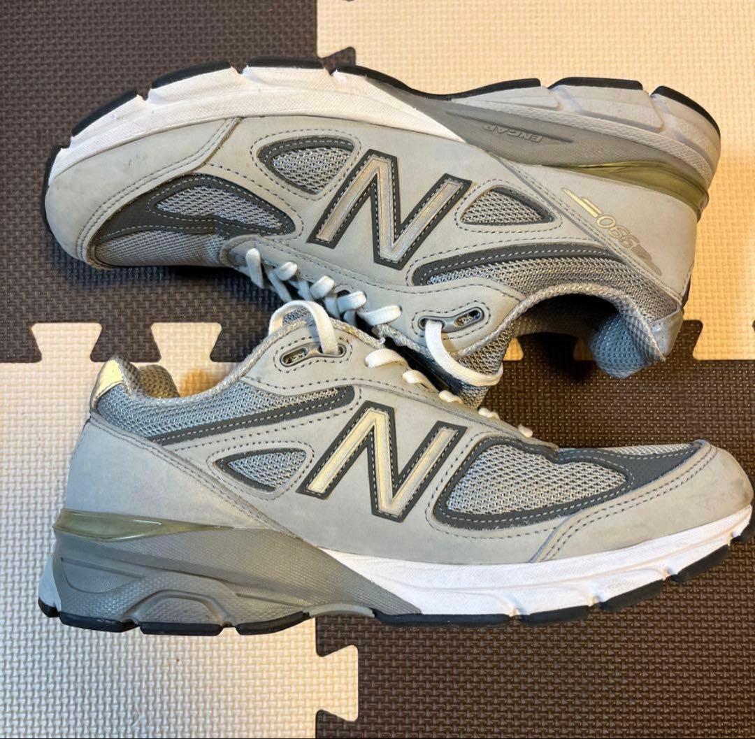 ニューバランス990v4 グレー　26.5