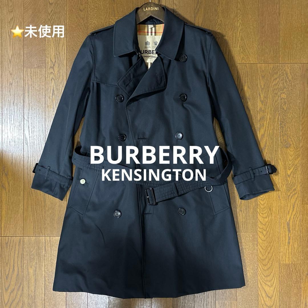 ⭐️【未使用】BURBERRYバーバリーケンジントントレンチコート 44 ネイビー