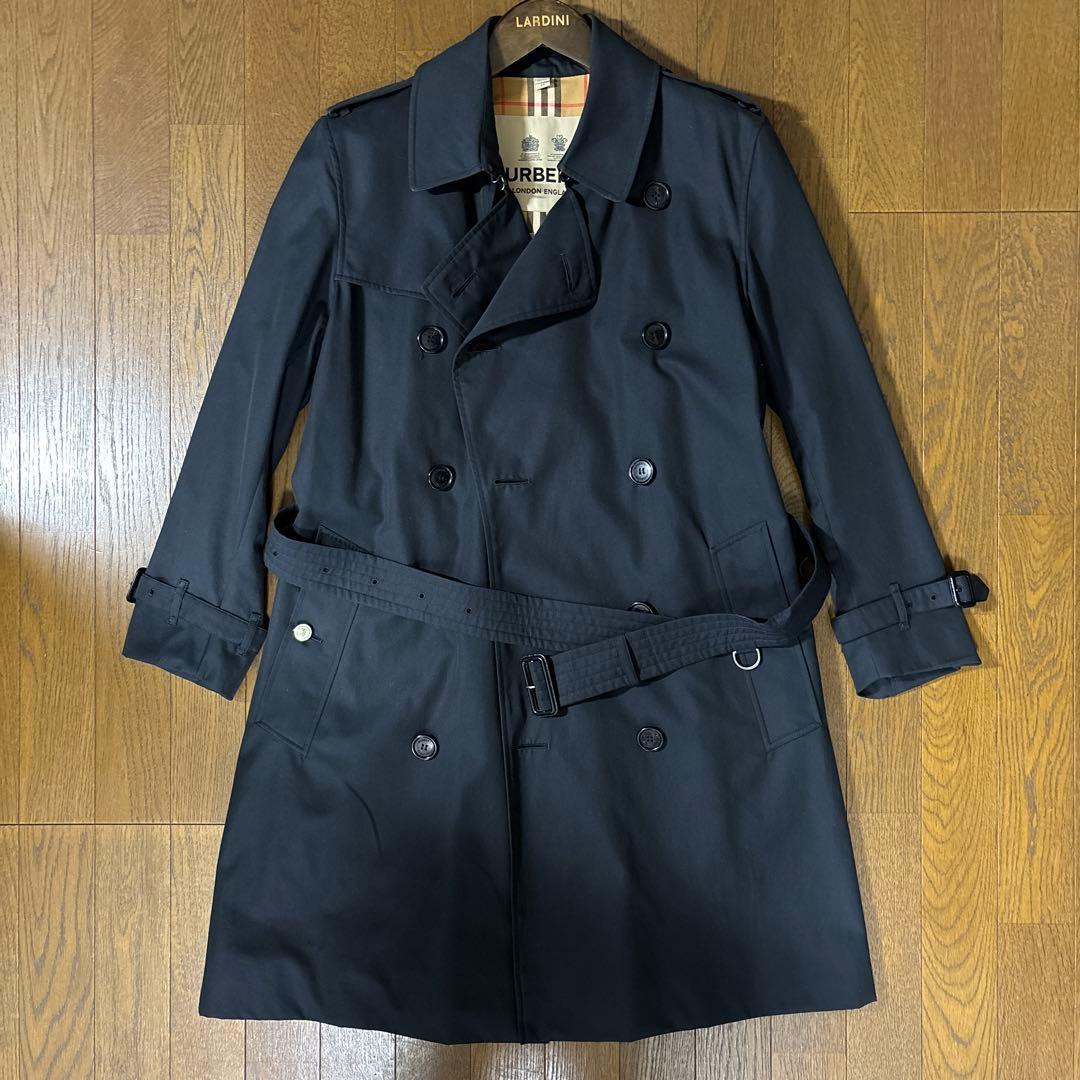 ⭐️【未使用】BURBERRYバーバリーケンジントントレンチコート 44 ネイビー