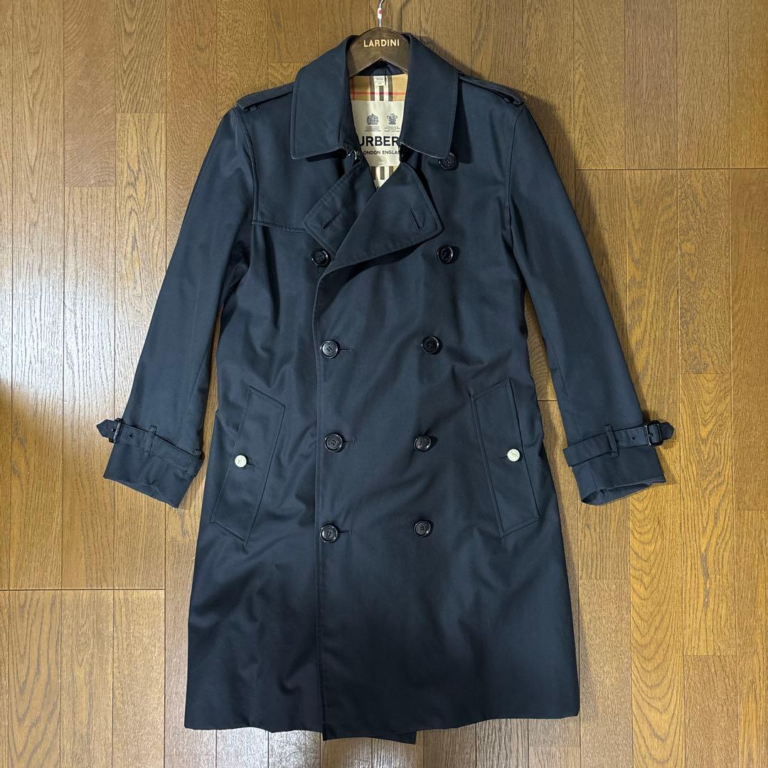 ⭐️【未使用】BURBERRYバーバリーケンジントントレンチコート 44 ネイビー
