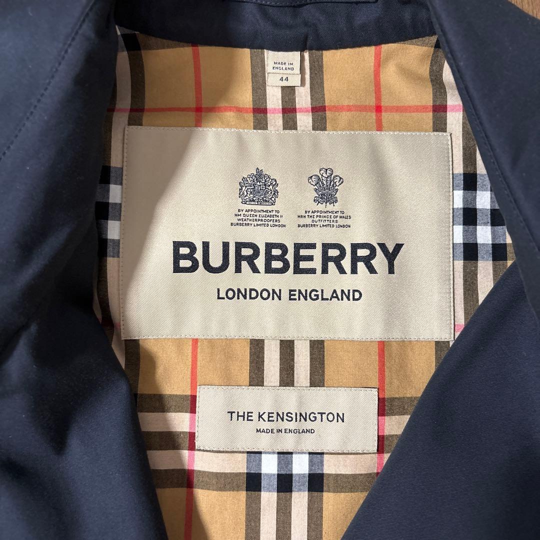 ⭐️【未使用】BURBERRYバーバリーケンジントントレンチコート 44 ネイビー