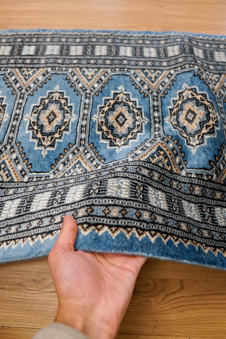 パキスタン手織り絨毯　ランナー 185×63cm ペルシャ